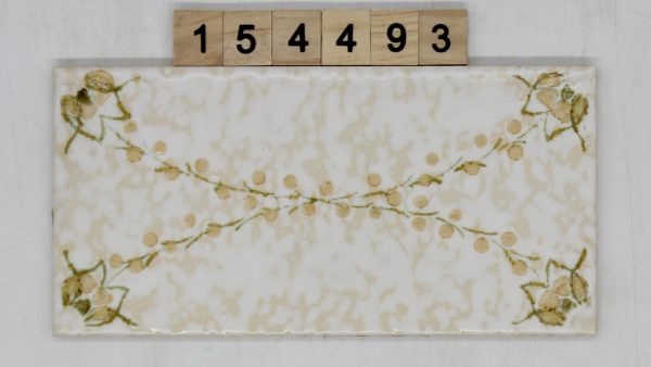 Wessel Artikel Dekor ‚Blumen mit Stiel‘ 9,8×19,8cm 10x20cm<!---154493--->