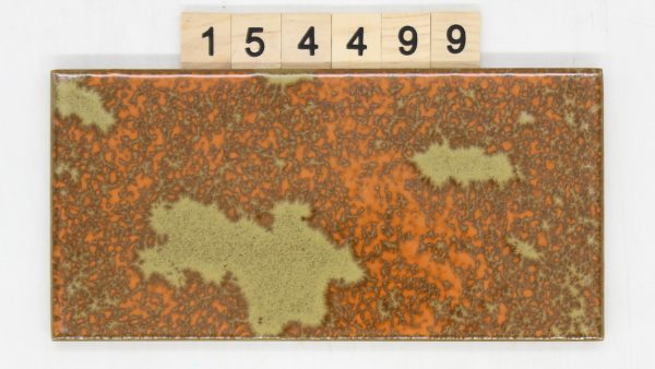 Gail Farbe orange/braun/beige gemustert 9,7×19,7cm 10x20cm<!---154499--->