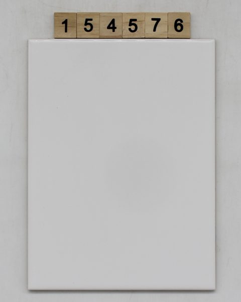 Unbekannt Farbe weiß glänzend 14,7×19,7cm 15x20cm<!---154576--->