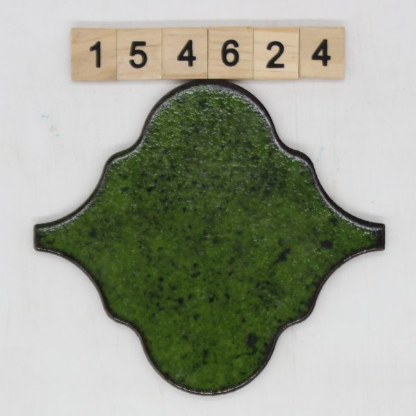 AWS Servais Artikel Maroquetten Farbe Fg63 grün miliert mit schwarzem Rand 12,3×13,2cm<!---154624--->