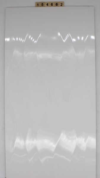 Kermos Art. 1111293 Nuance 34 Farbe weiß glänzend gewellt 33,3x100cm 33x100cm<!---154662--->