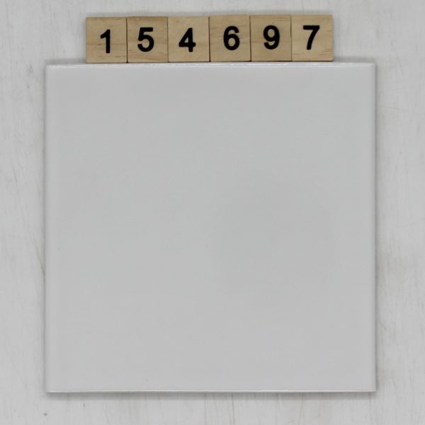 Agrob Artikel 22030 Farbe 700 Nuance 0E9 weiß glänzend 14,4×14,4cm 15x15cm<!---154697--->