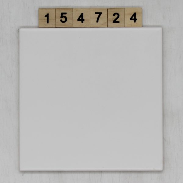 IGA Artikel Mat Beyaz Farbe KS2 weiß 14,9×14,9cm 15x15cm<!---154724--->