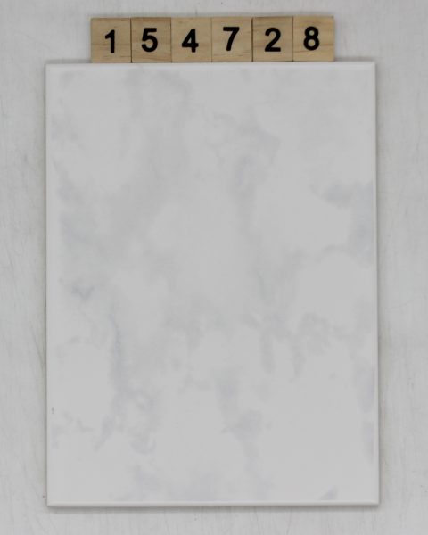 Unbekannt Farbe weiß marmoriert 14,7×19,7cm 15x20cm<!---154728--->