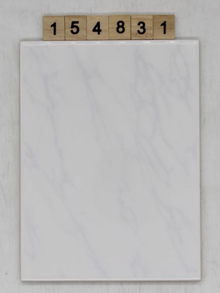 Unbekannt Farbe weiß marmoriert 14,6×19,6cm 15x20cm<!---154831--->