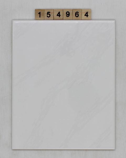 AWS Farbe weiß marmoriert glänzend 19,7×24,7cm 20x25cm<!---154964--->