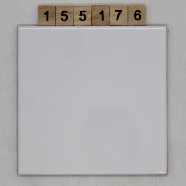 Unbekannt Farbe weiß glänzend 14,9×14,9cm 15x15cm<!---155176--->